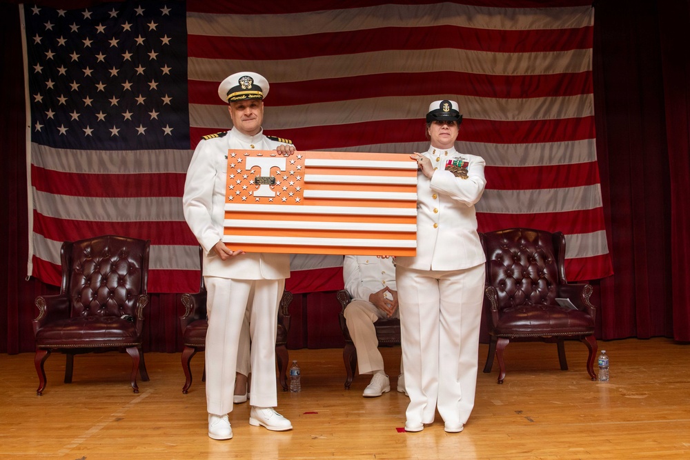 Expeditionary Medical Facility Juliet Hold Change of Command Ceremony