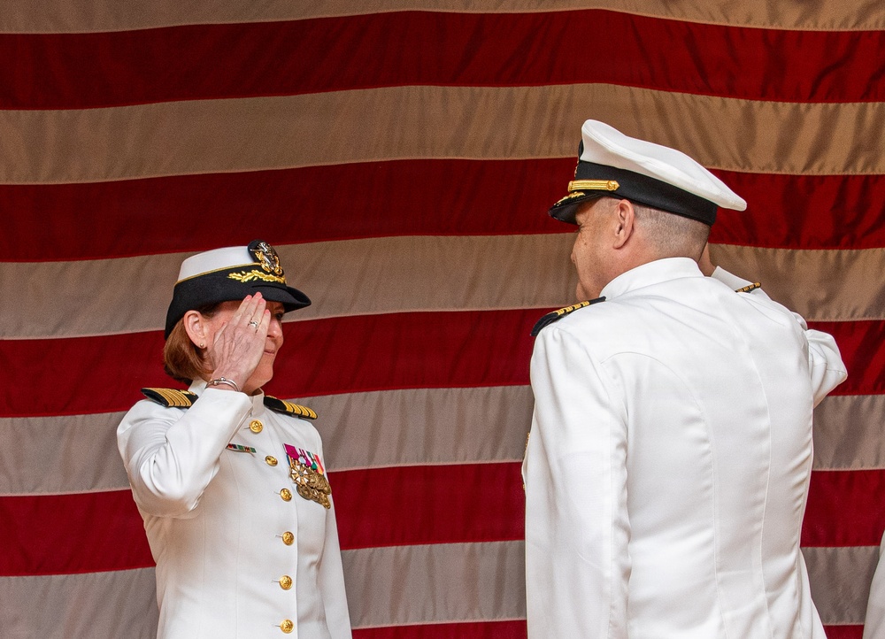 Expeditionary Medical Facility Juliet Hold Change of Command Ceremony