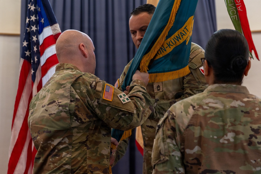 401st AFSB-Kuwait Change of Command &amp; Change of Responsibility Ceremony