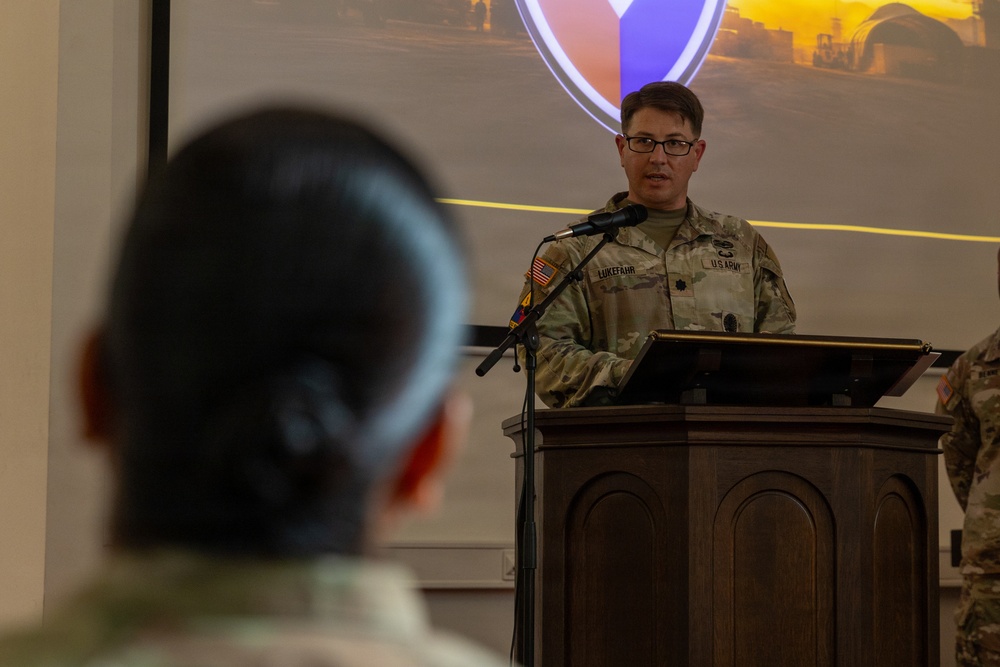 401st AFSB-Kuwait Change of Command &amp; Change of Responsibility Ceremony