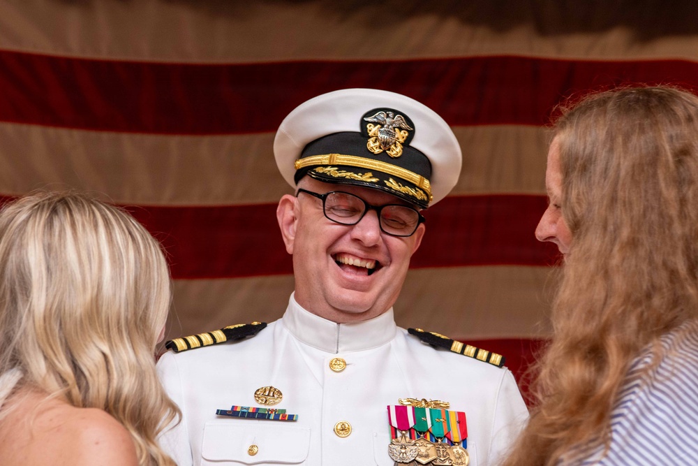 Expeditionary Medical Facility Juliet Hold Change of Command Ceremony
