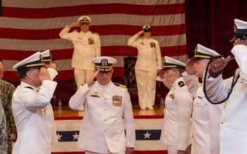 Expeditionary Medical Facility Juliet Hold Change of Command Ceremony