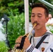 Naval Quintet plays reception250