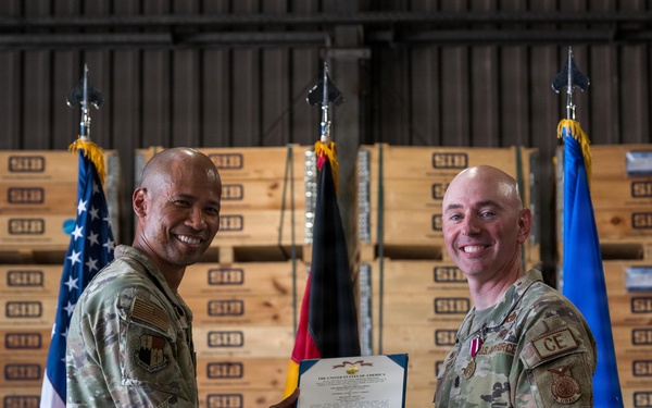Lt. Col. Fecke takes command of the 52nd Civil Engineer Squadron