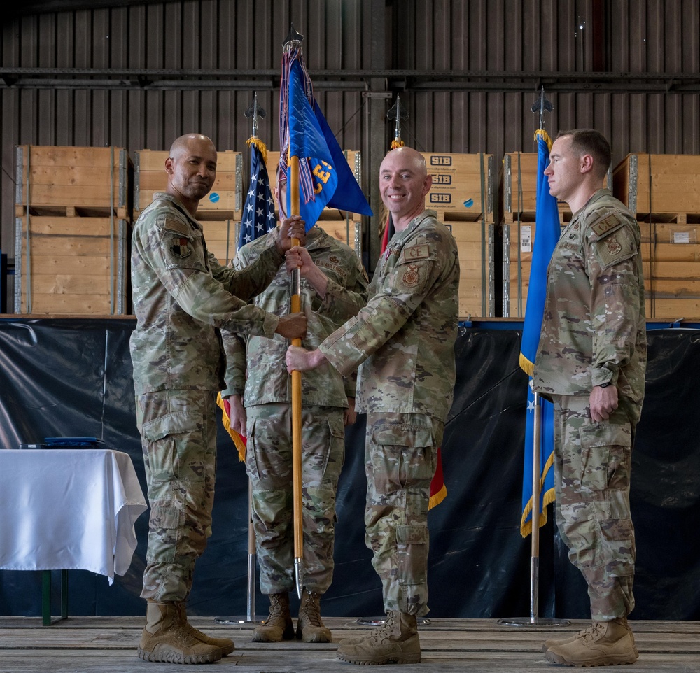 Lt. Col. Fecke takes command of the 52nd Civil Engineer Squadron