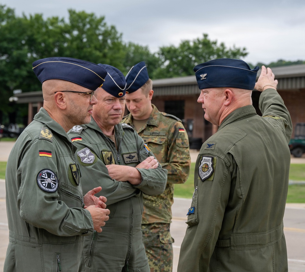 Strengthening Alliances: German and U.S. Air Force Leaders Meet at Ebbing