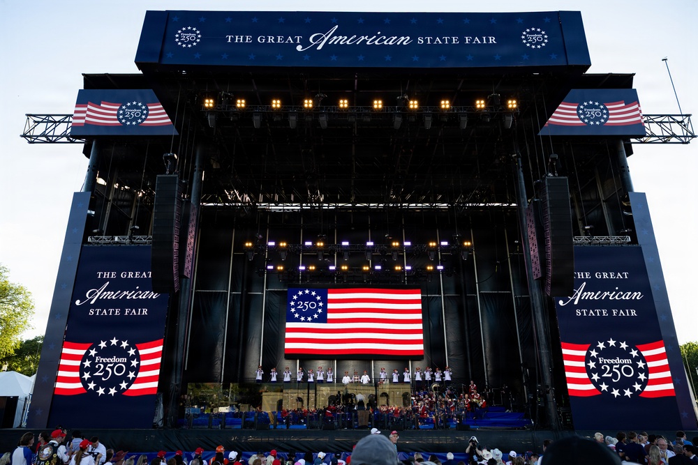 U.S. Army Herald Trumpets Open Great American State Fair Kickoff