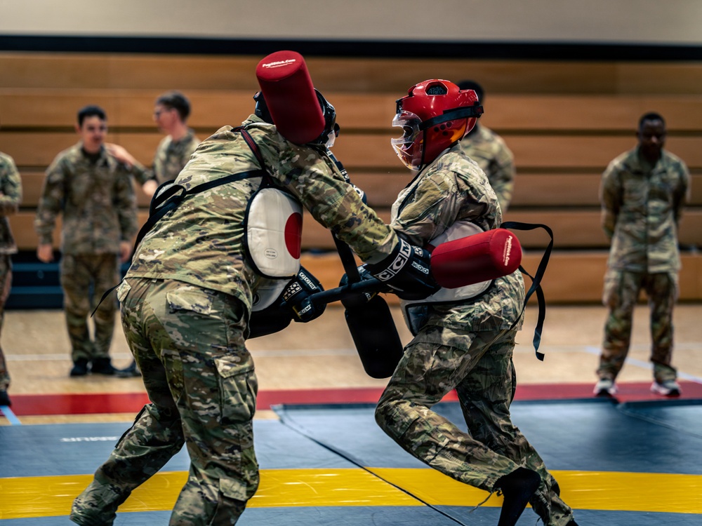 Air Defenders Participate in Pugil Stick Matches, in Sembach, Germany