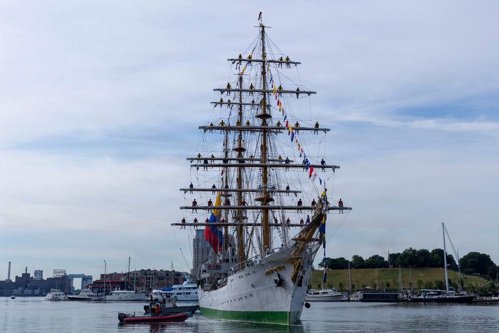 ARC Gloria Moores for SAIL 250 Maryland and Airshow Baltimore