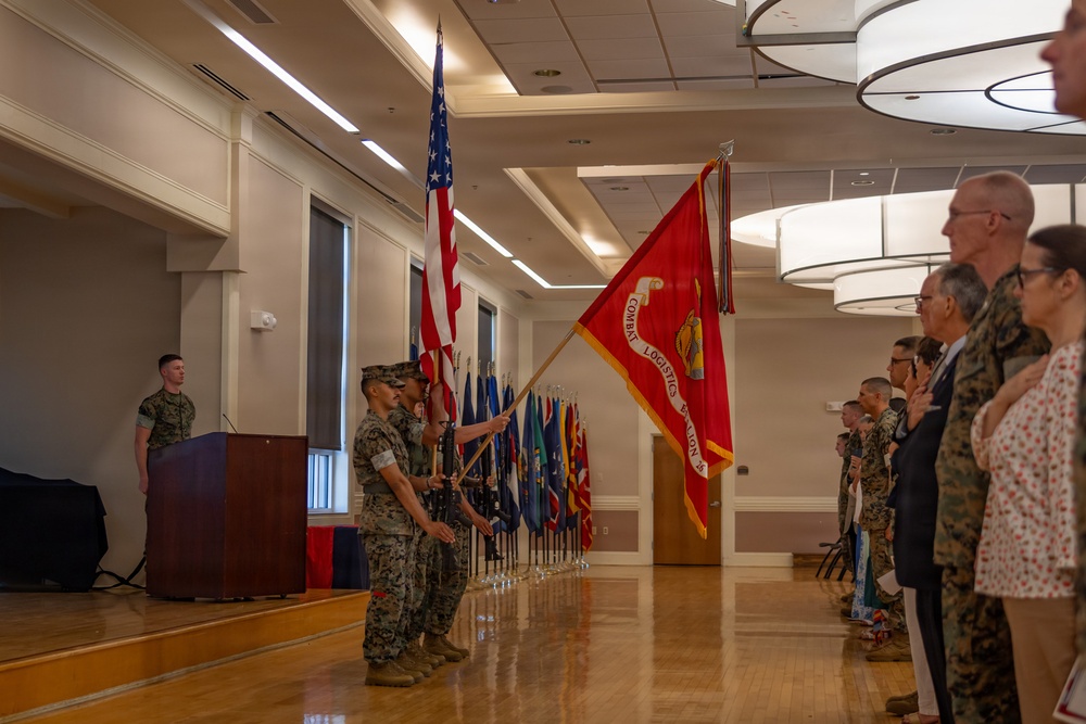 Combat Logistics Battalion 26 Change of Command Ceremony