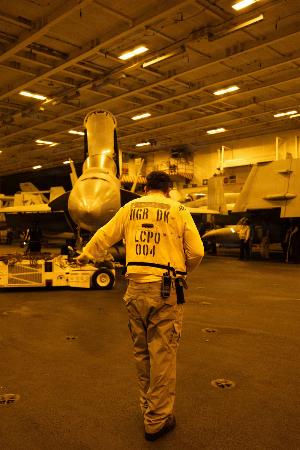 George H.W. Bush Conducts Aircraft Maintenance