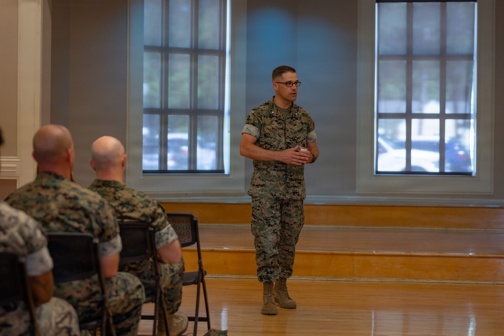 Combat Logistics Battalion 26 Change of Command Ceremony
