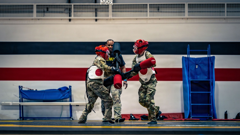 Air Defenders Participate in Pugil Stick Matches, in Sembach, Germany