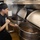 George H.W. Bush Conducts Food Service