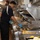 George H.W. Bush Conducts Food Service
