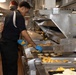 George H.W. Bush Conducts Food Service
