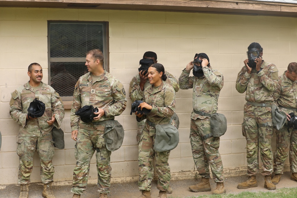 3rd Battalion, 2nd Air Defense Artillery Regiment CS gas confidence chamber