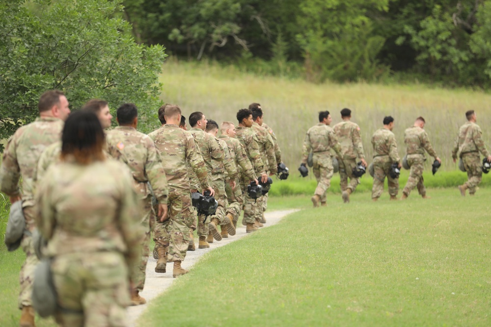 3rd Battalion, 2nd Air Defense Artillery Regiment CS gas confidence chamber
