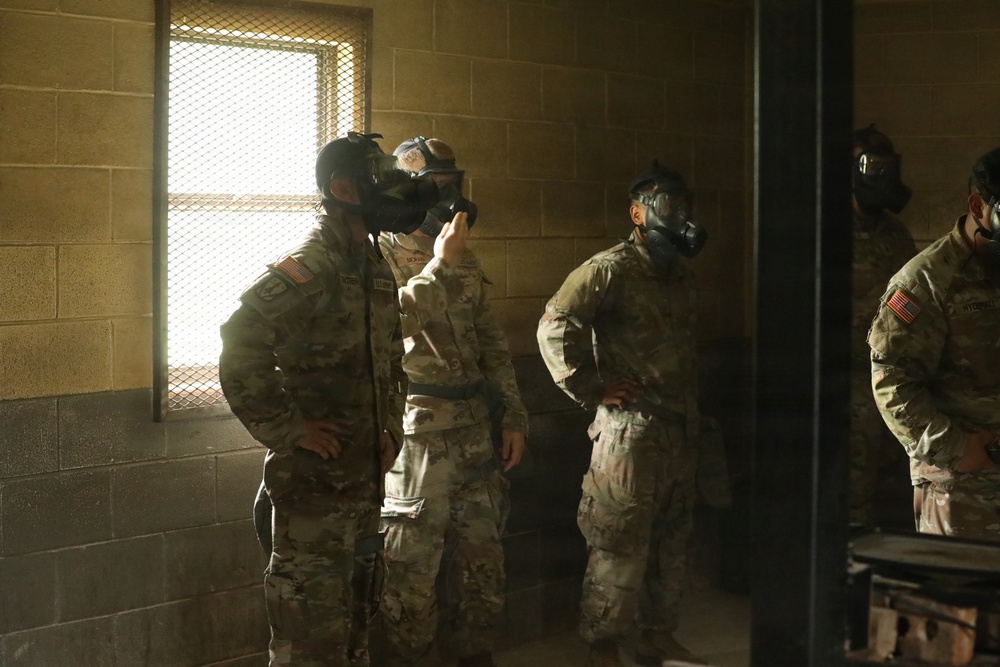 3rd Battalion, 2nd Air Defense Artillery Regiment CS gas confidence chamber