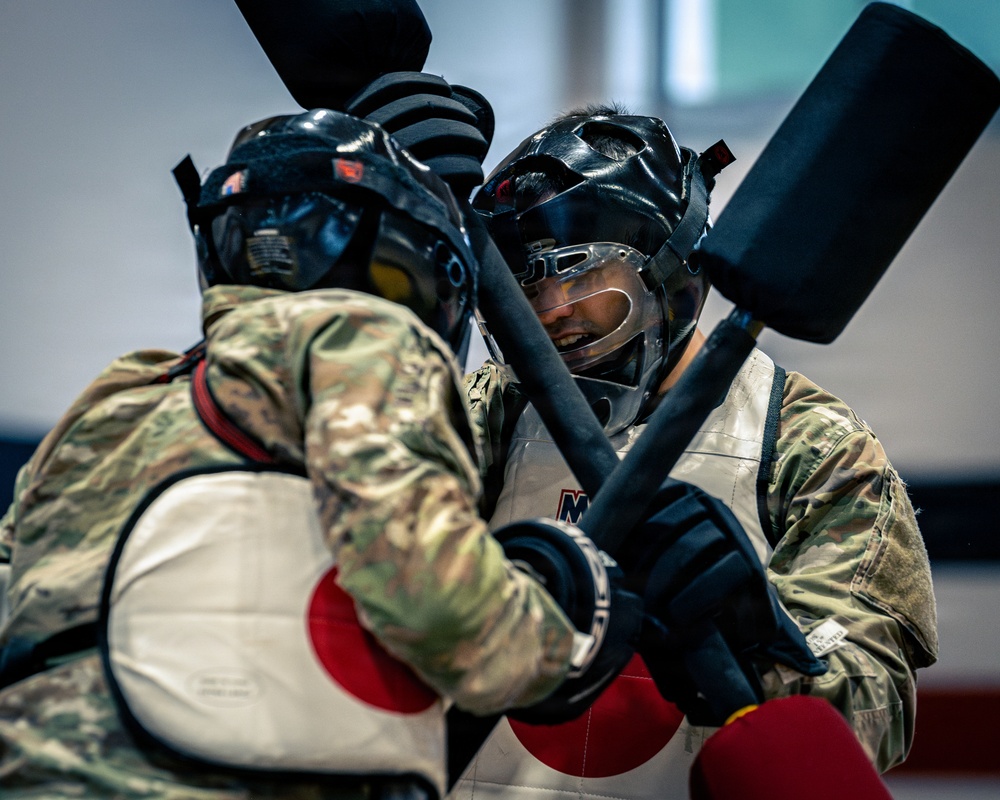 Air Defenders Participate in Pugil Stick Matches, in Sembach, Germany