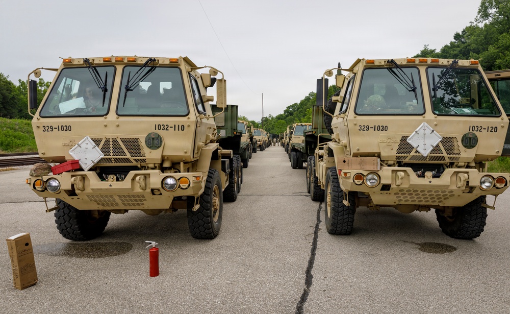 Convoy Lined Up For Operation Patriot Press