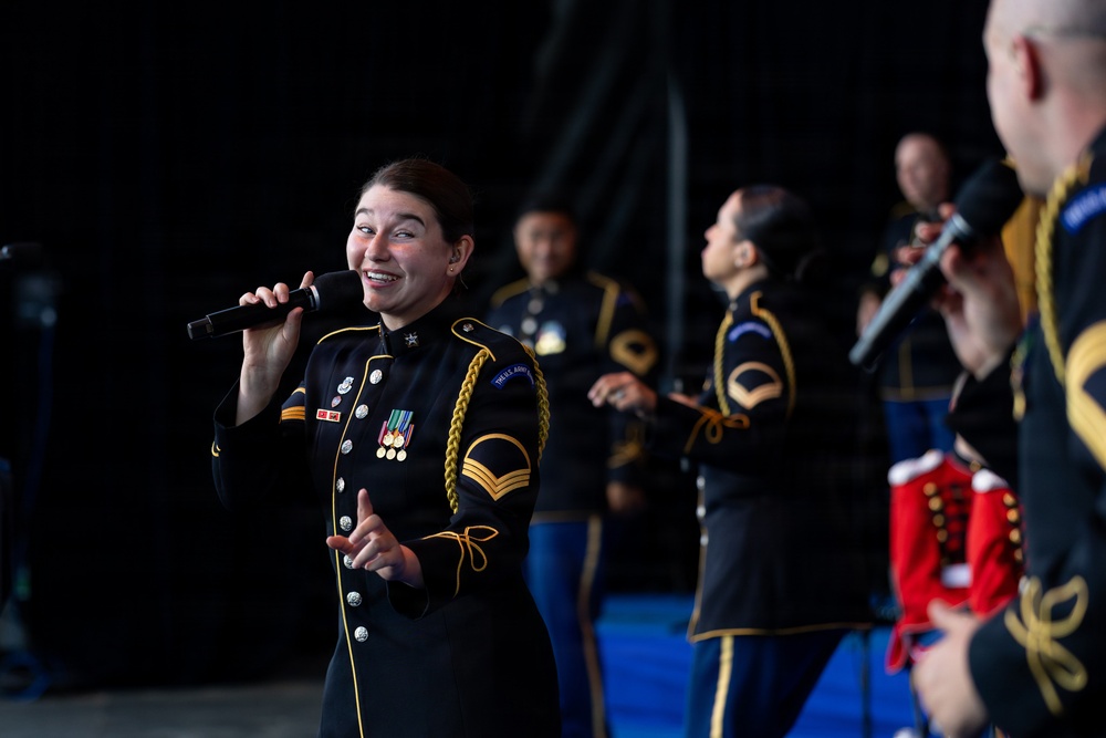 U.S. Army Band “Downrange” Performs at Kick-off Celebration for the Great American State Fair