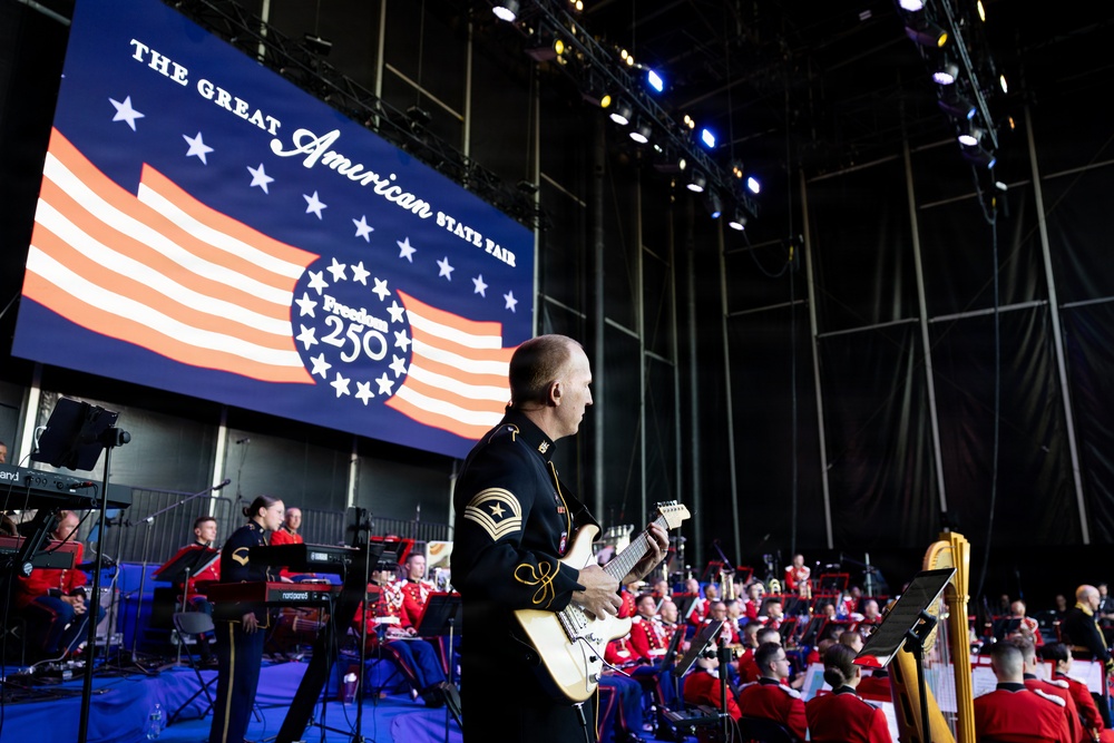 U.S. Army Band “Downrange” Performs at Kick-off Celebration for the Great American State Fair