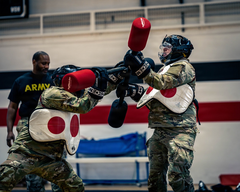 Air Defenders Participate in Pugil Stick Matches, in Sembach, Germany