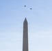 U.S. Air Force F-16 Fighting Falcons fly over A Kick-off Celebration for the Great American State Fair