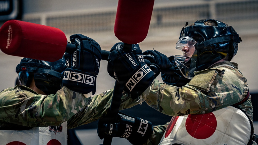 Air Defenders Participate in Pugil Stick Matches, in Sembach, Germany