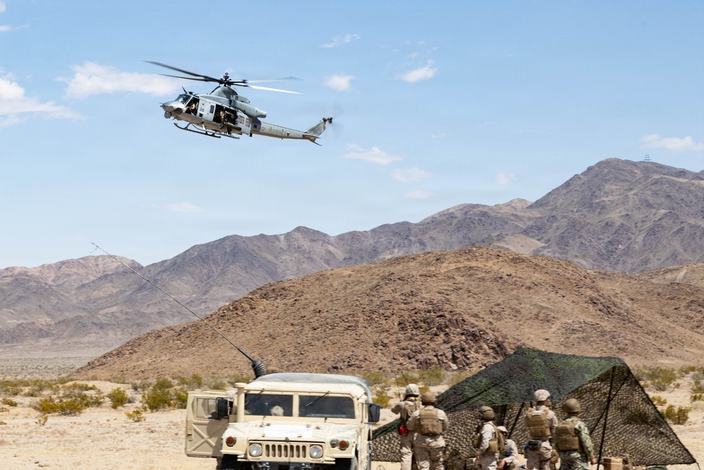 Marines with MWSS-473 conduct a Forward Arming and Refueling Point exercise during SLTE 3-26