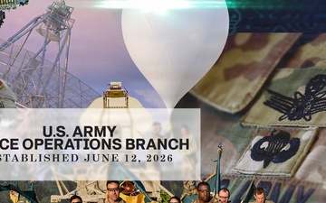 U.S. Army Space Operations Branch Announcement Graphic