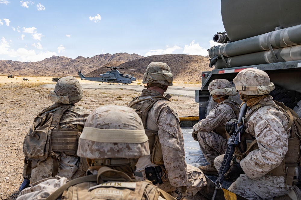 Marines with MWSS-473 conduct a Forward Arming and Refueling Point exercise during SLTE 3-26