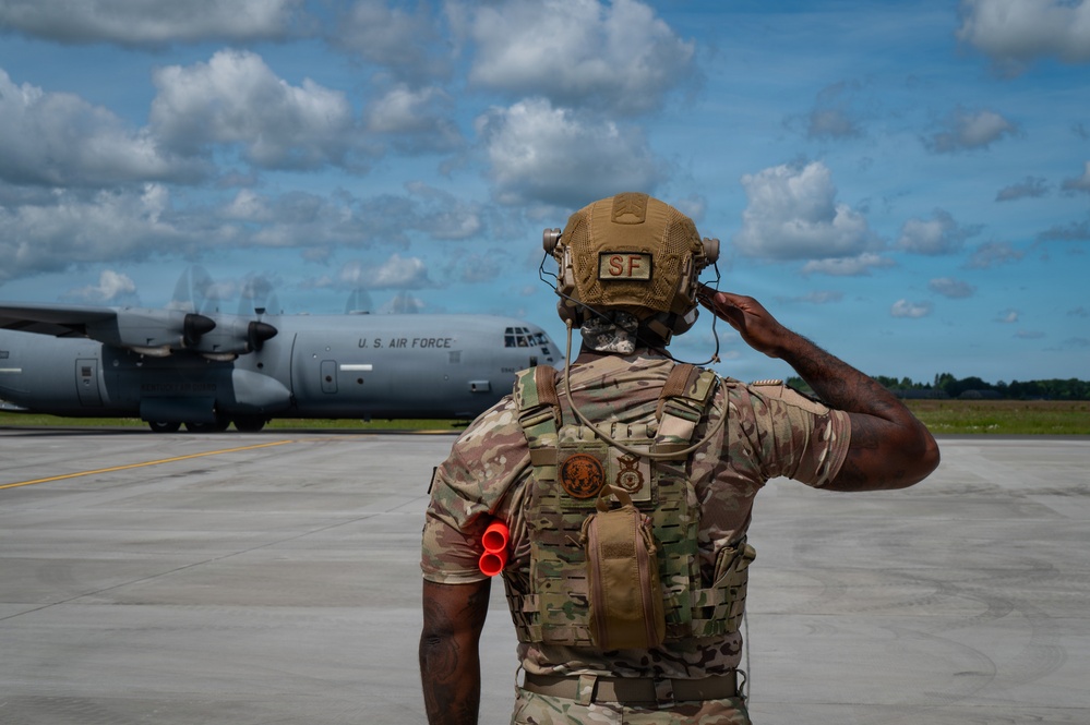 Guard Airmen train during Ramstein Flag 2026