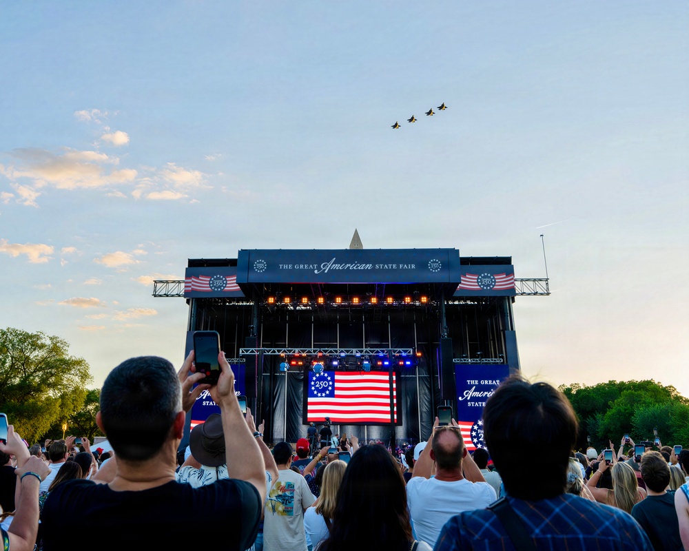 The Great American State Fair opens on the National Mall with ceremony honoring America’s 250th anniversary.