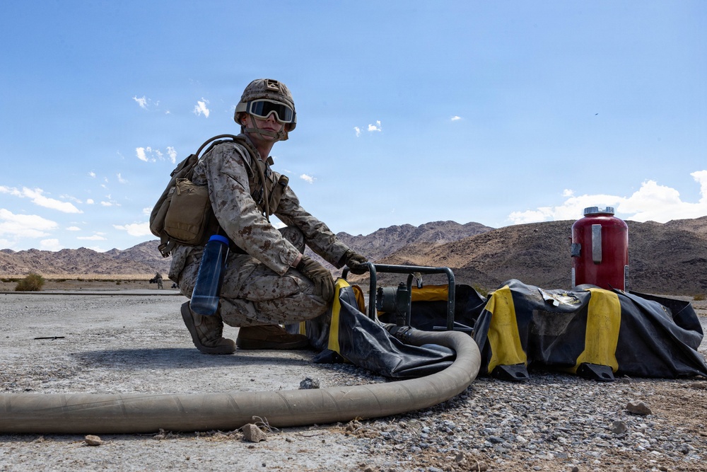 Marines with MWSS-473 conduct a Forward Arming and Refueling Point exercise during SLTE 3-26