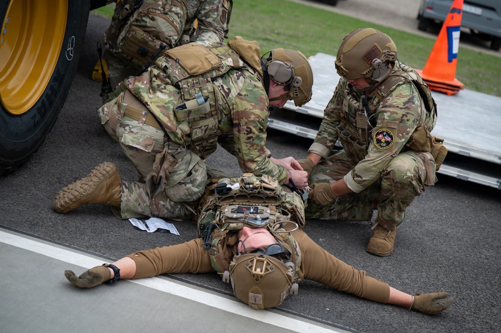 Guard Airmen train during Ramstein Flag 2026