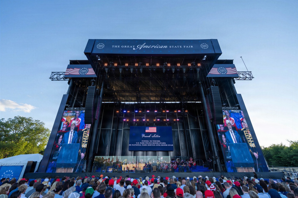 The Great American State Fair opens on the National Mall with ceremony honoring America’s 250th anniversary.