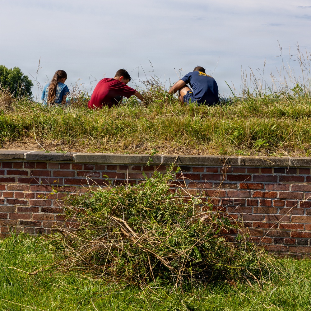 Fort McHenry Restoration during SAIL250 Maryland &amp; Airshow Baltimore
