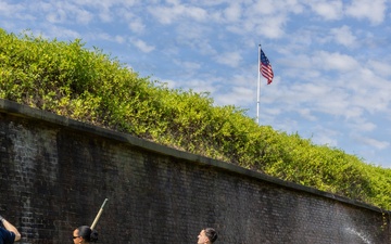 Fort McHenry Restoration during SAIL250 Maryland &amp; Airshow Baltimore