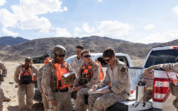 Marines with MWSS-473 conduct a Forward Arming and Refueling Point exercise during SLTE 3-26