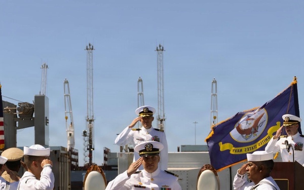Unmanned Surface Vessel Division 12 Holds Assumption of Command Ceremony