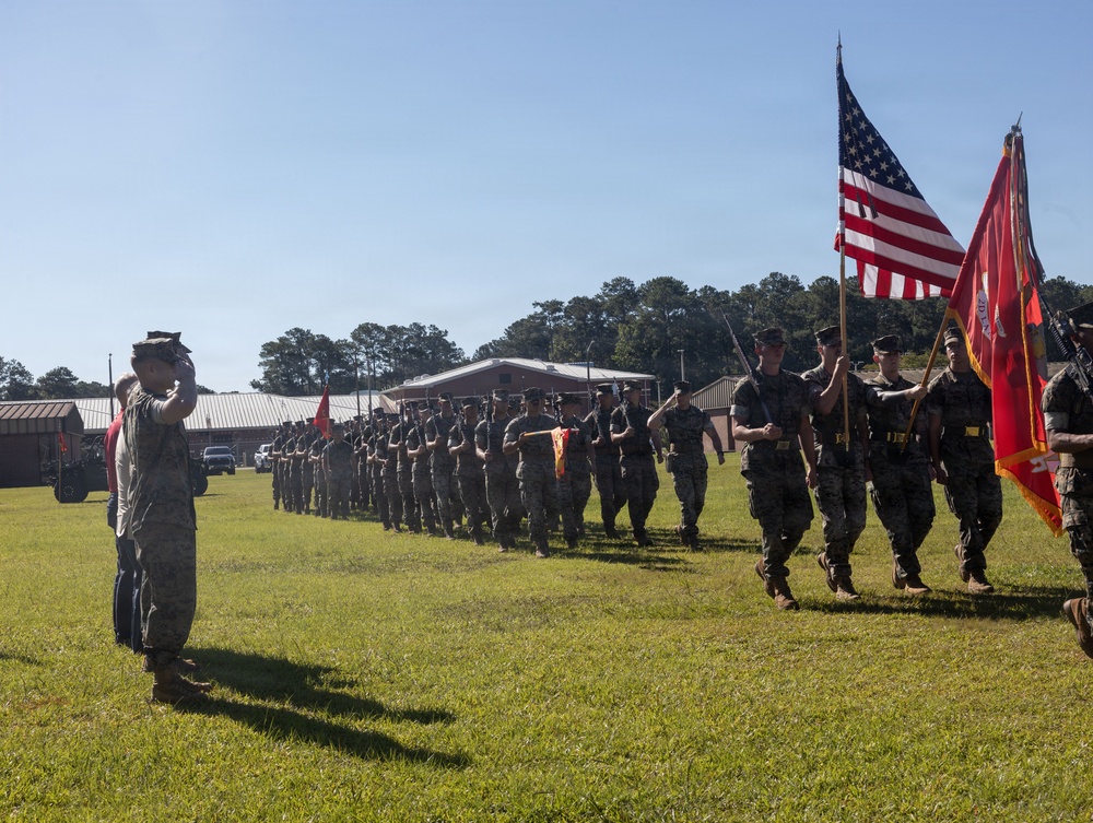2nd Low Altitude Air Defense Battalion change of command