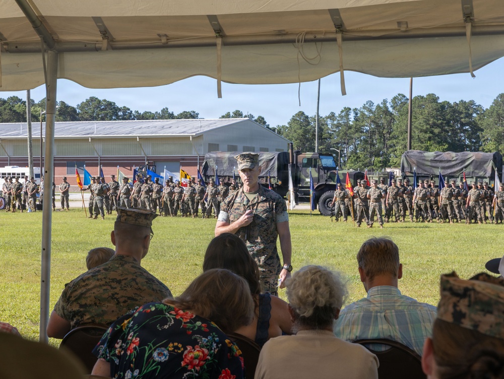 2nd Low Altitude Air Defense Battalion change of command