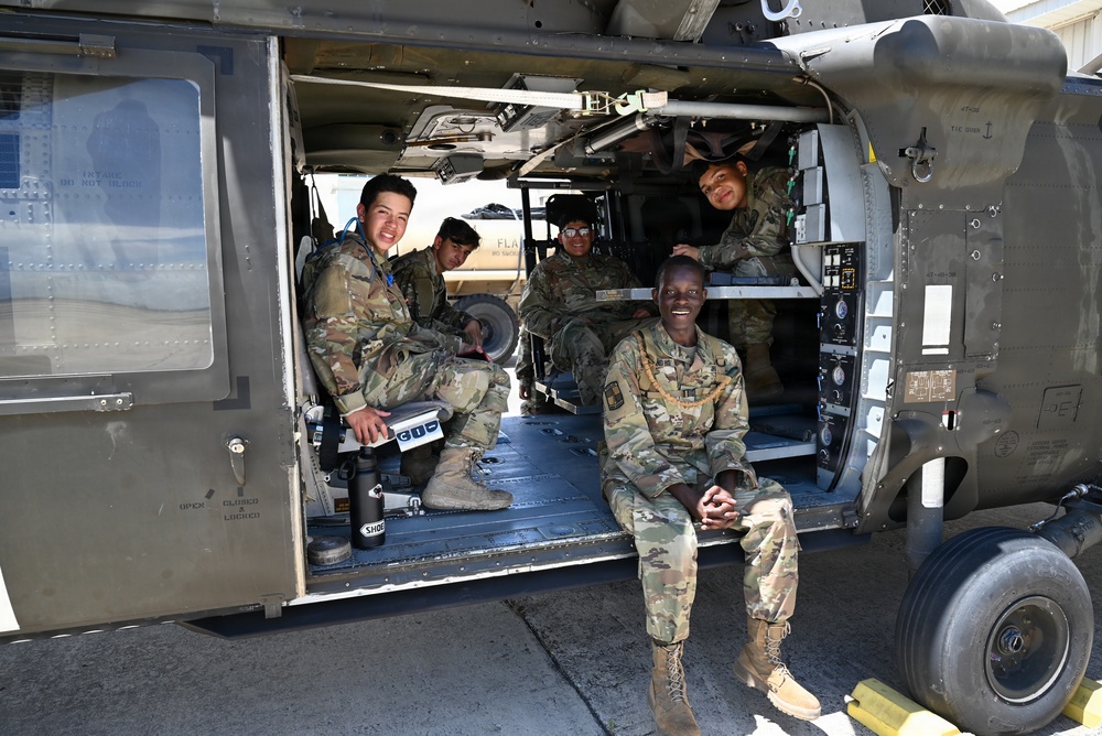 Paying it forward: Junior ROTC cadet visit inspires future fighting force