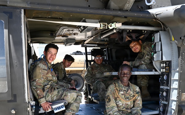 Paying it forward: Junior ROTC cadet visit inspires future fighting force