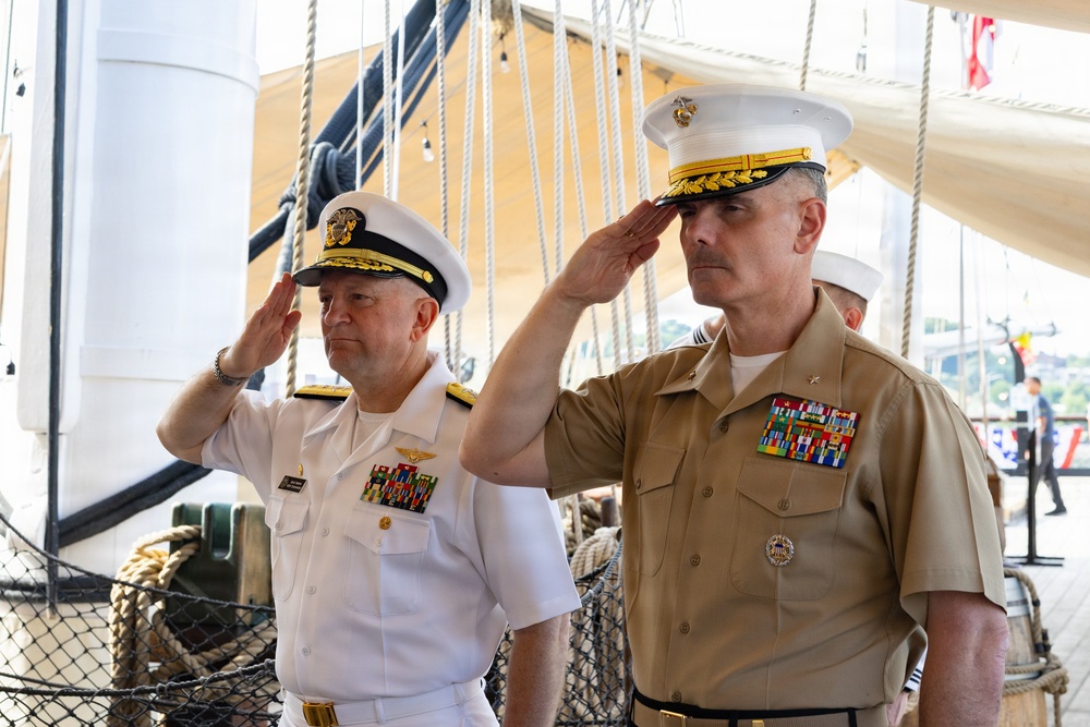 Oath of Enlistment Ceremony Aboard the USS Constellation