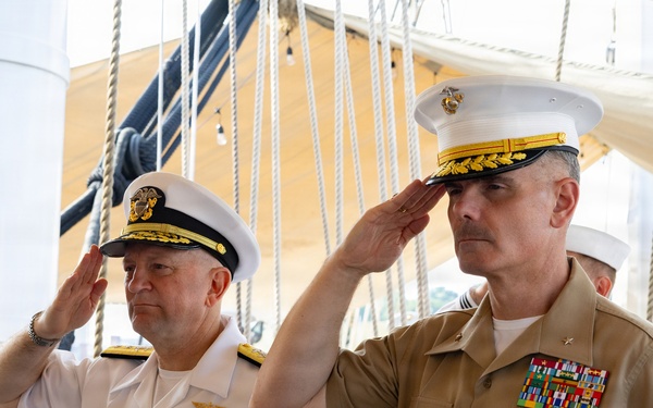 Oath of Enlistment Ceremony Aboard the USS Constellation