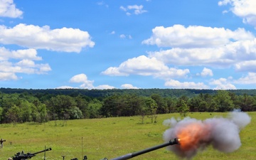 M777 Howitzer live-fire training