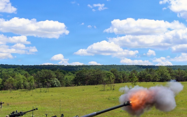M777 Howitzer live-fire training
